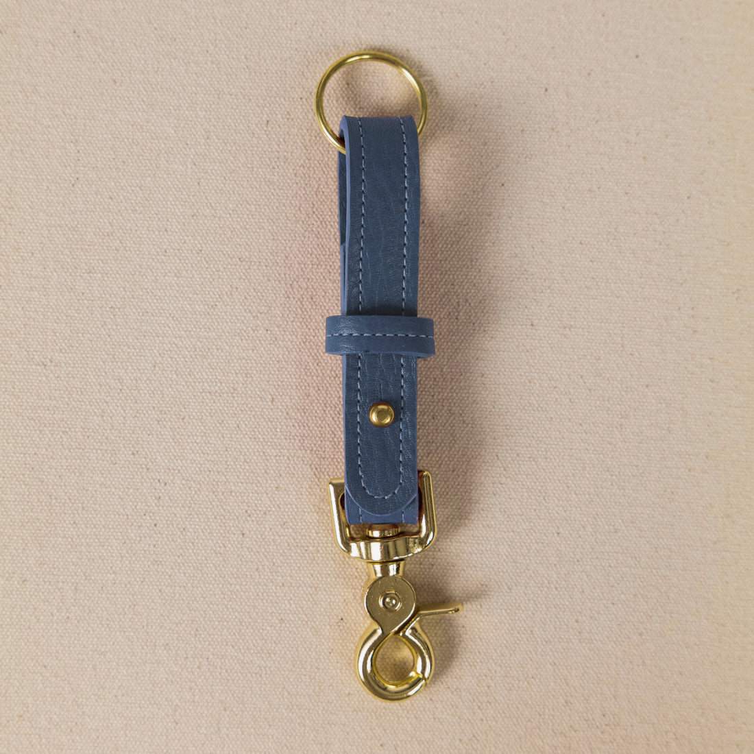 Blue Cypress Key Lanyard- leather keychain for men and women - KMM &amp; Co.