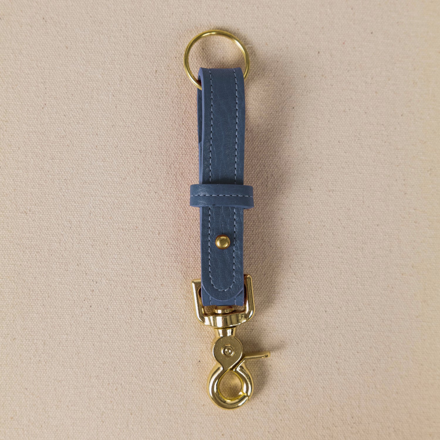 Blue Cypress Key Lanyard- leather keychain for men and women - KMM &amp; Co.
