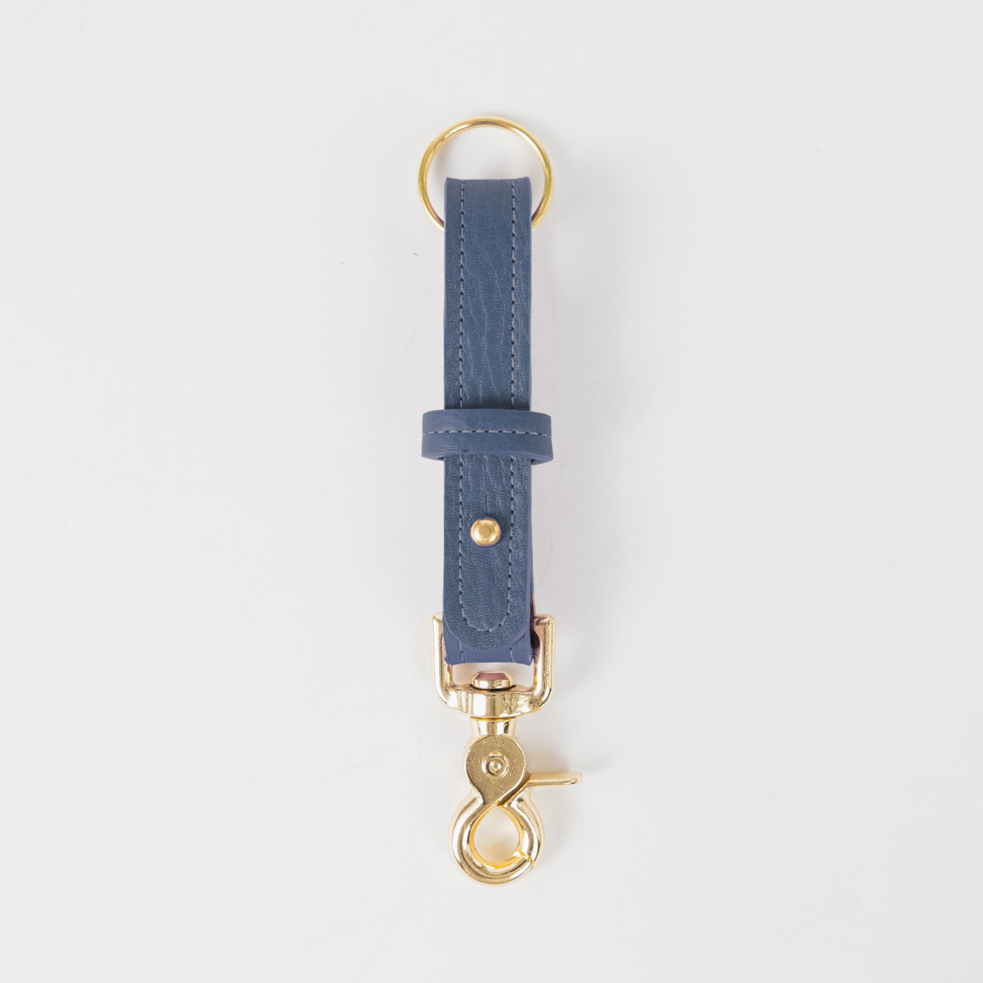 Blue Cypress Key Lanyard- leather keychain for men and women - KMM &amp; Co.