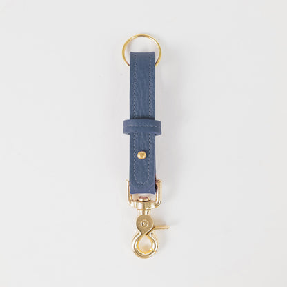 Blue Cypress Key Lanyard- leather keychain for men and women - KMM &amp; Co.