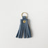 Blue Cypress Tassel Keychain- leather tassel keychain - KMM & Co.