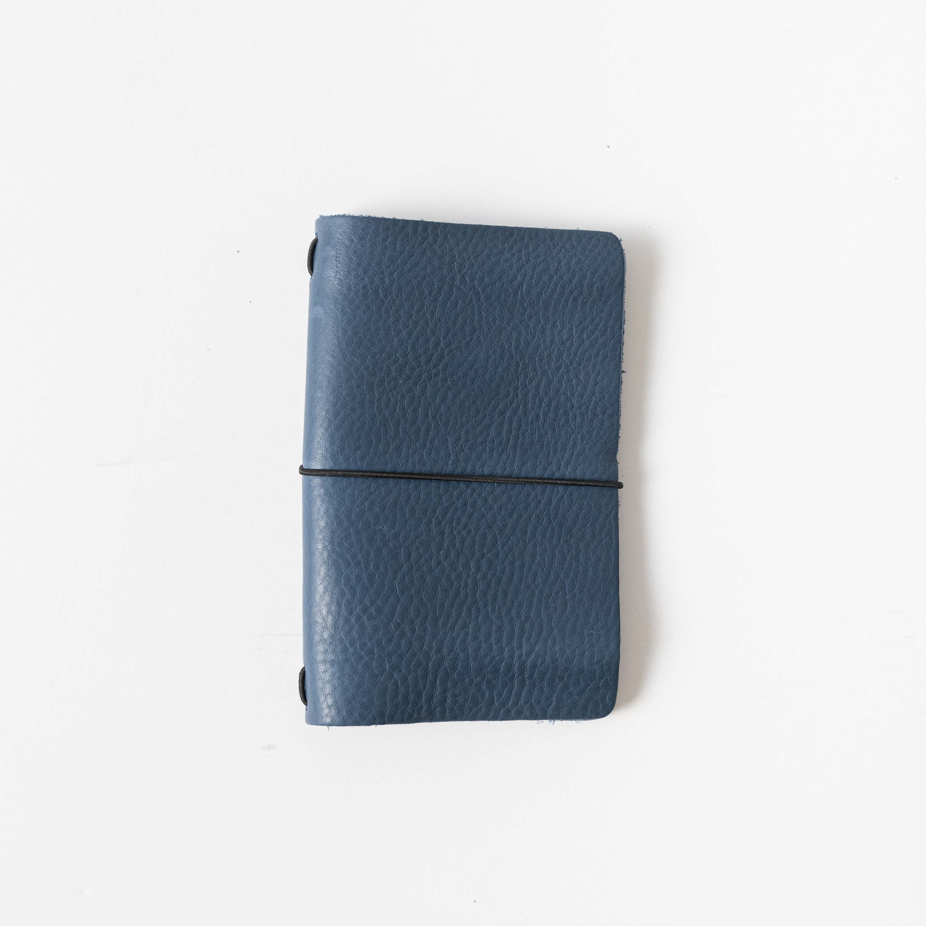 Blue Cypress Travel Notebook- leather journal - leather notebook - KMM &amp; Co.