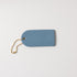 Blue Steel Mini Leather Tag- personalized luggage tags - custom luggage tags - KMM & Co.