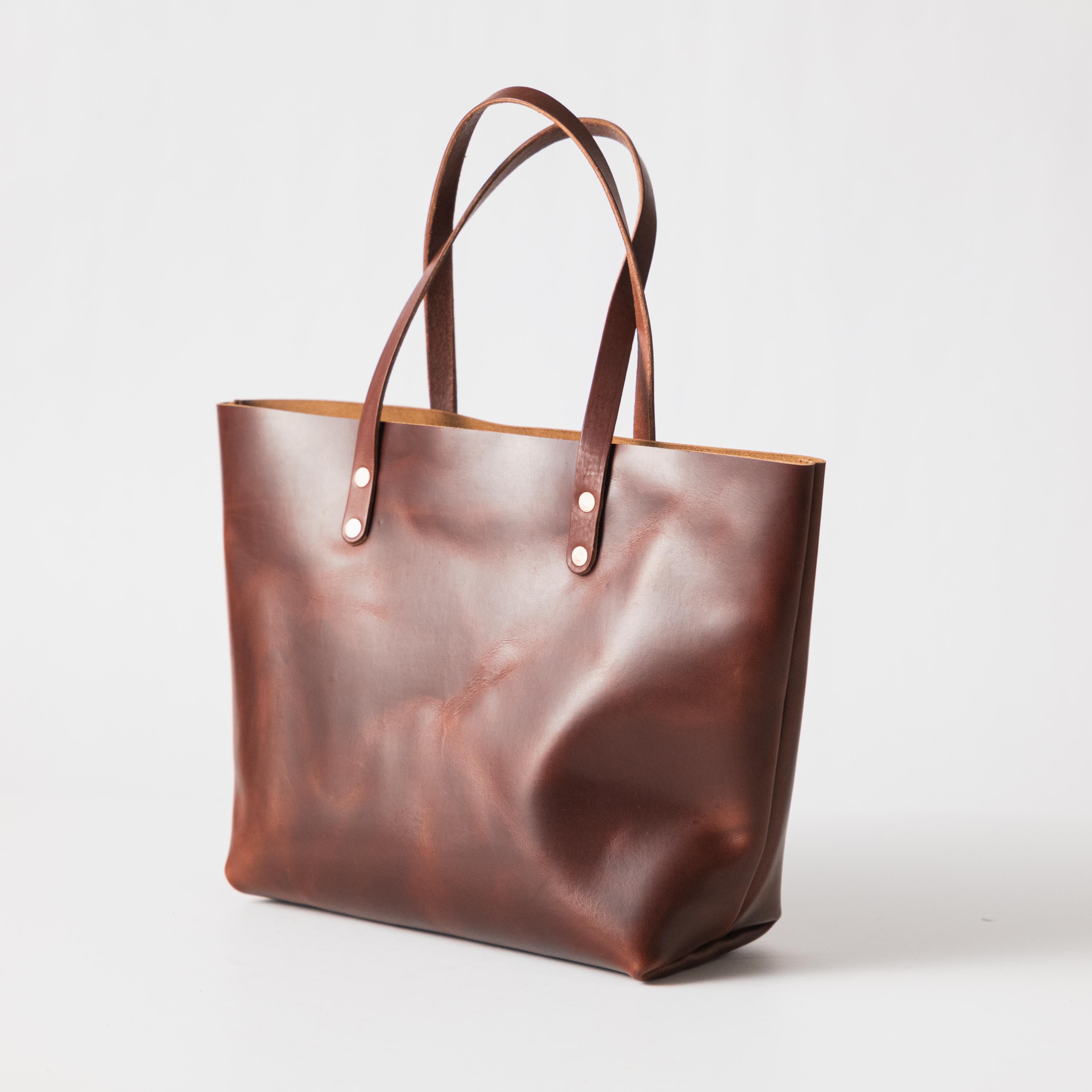 British Tan Double Shot East West Tote