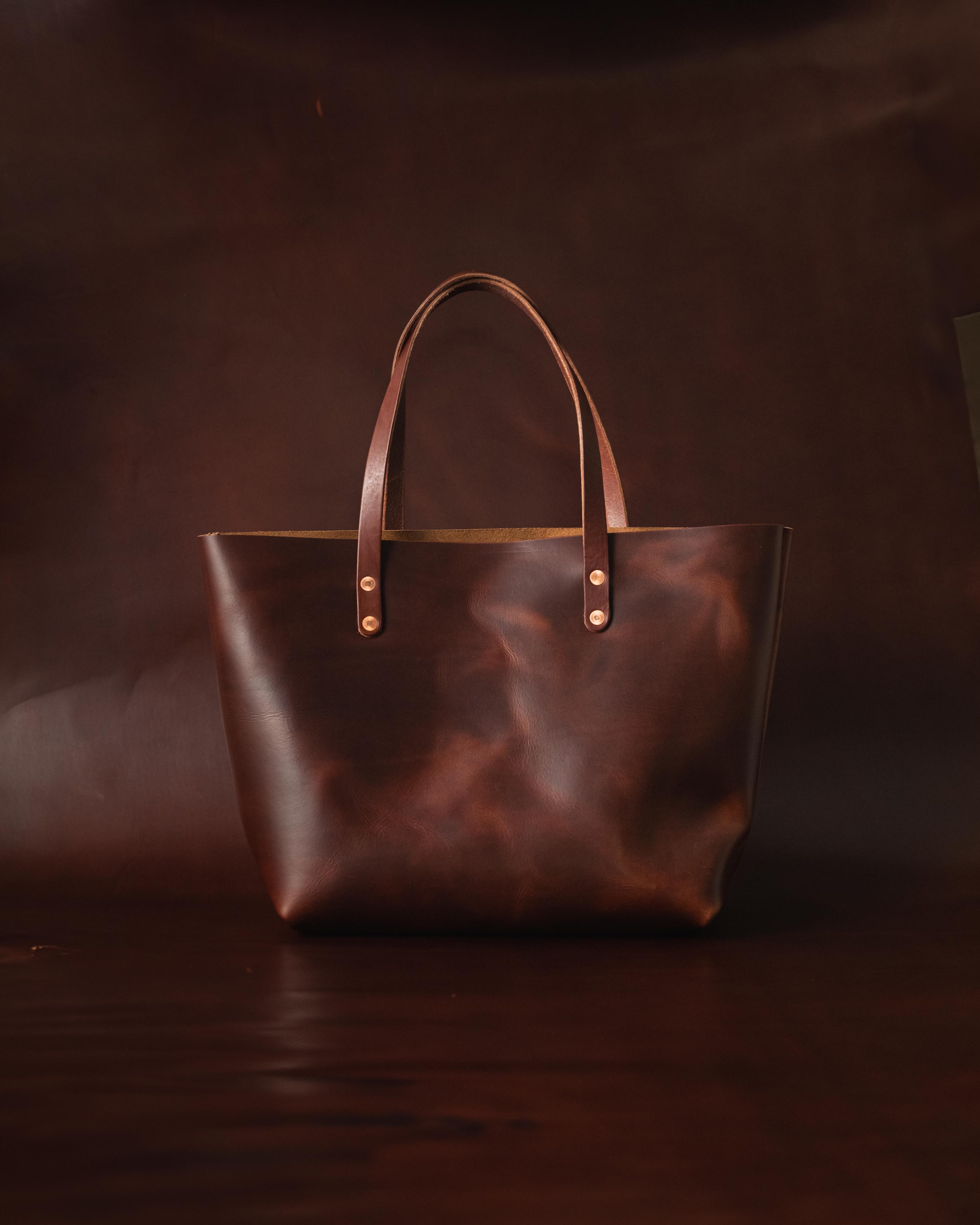 British Tan Double Shot East West Tote