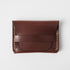 British Tan Double Shot Flap Wallet- mens leather wallet - handmade leather wallets at KMM & Co.