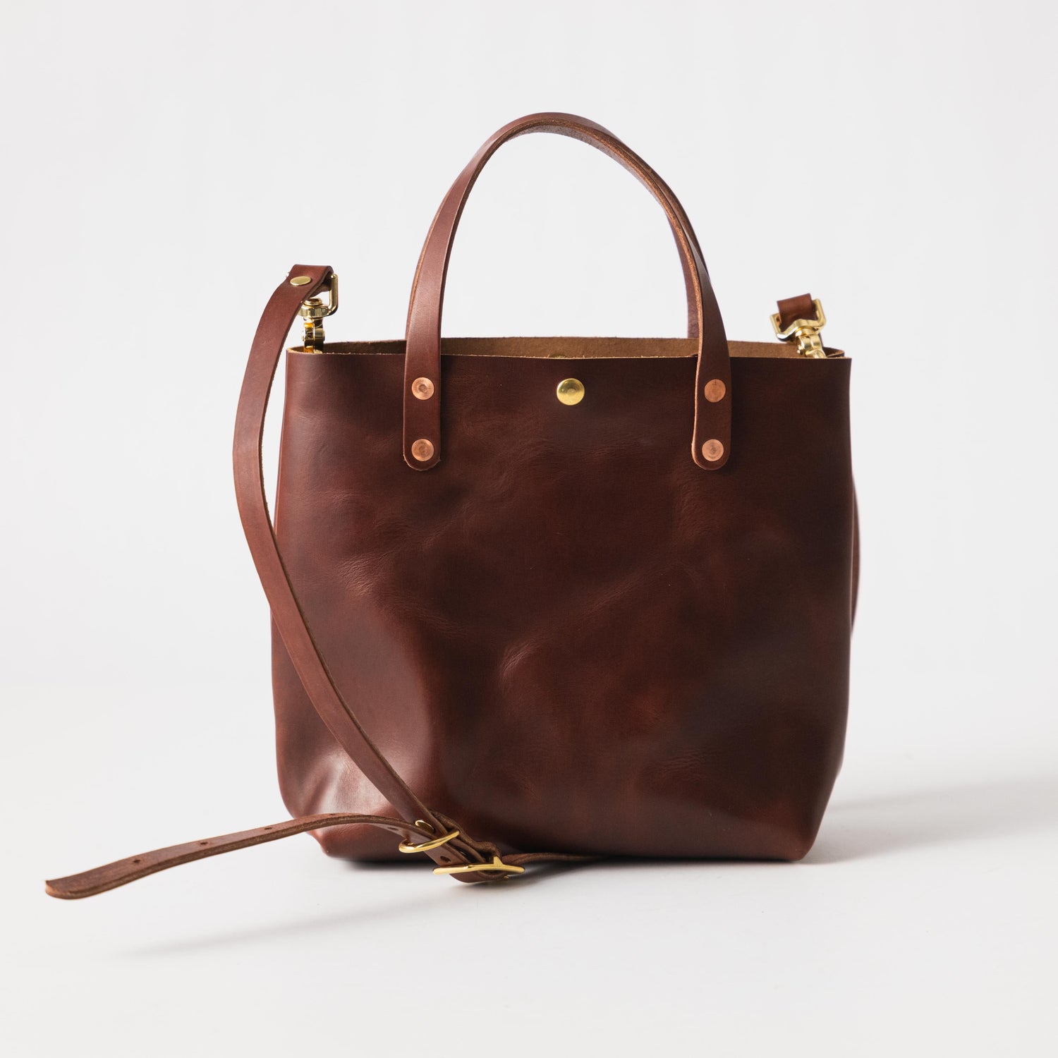 British Tan Double Shot Mini Tote