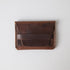 Brown Chromexcel Flap Wallet- mens leather wallet - handmade leather wallets at KMM & Co.