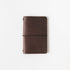Brown Chromexcel Travel Notebook- leather journal - leather notebook - KMM & Co.