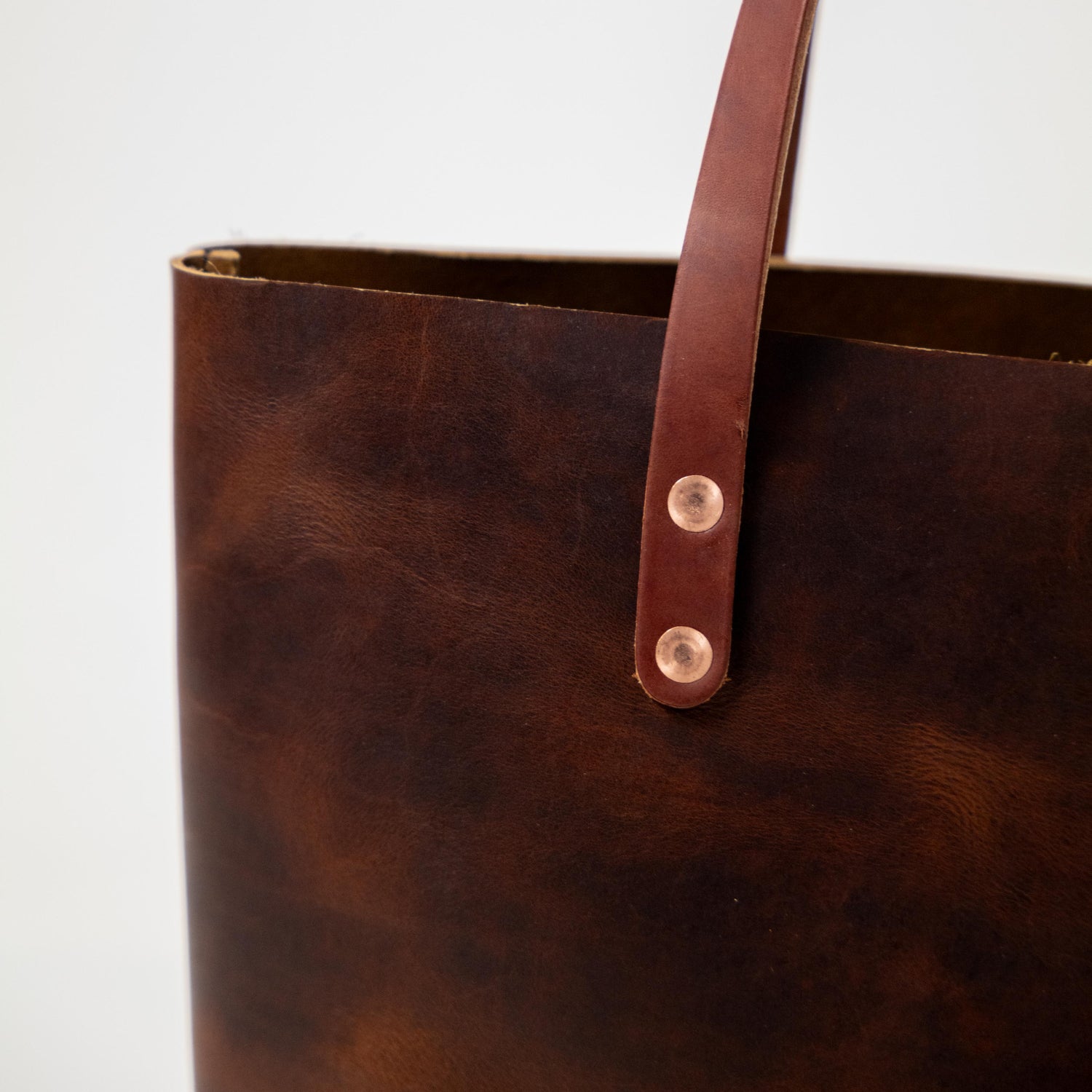 KMM & Co. East West Leather Tote