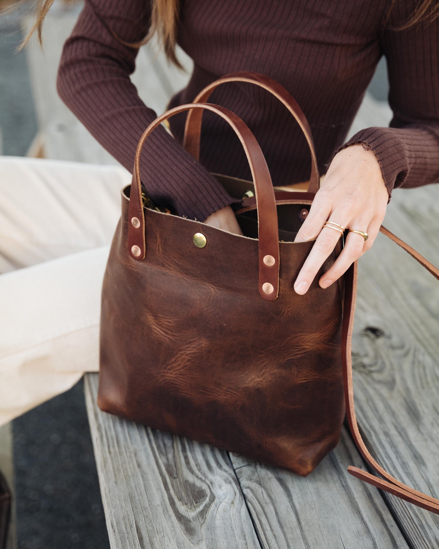 Brown Dublin Mini Tote