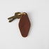 Brown Hotel Key Fob- leather keychain - leather key holder - leather key fob - KMM & Co.