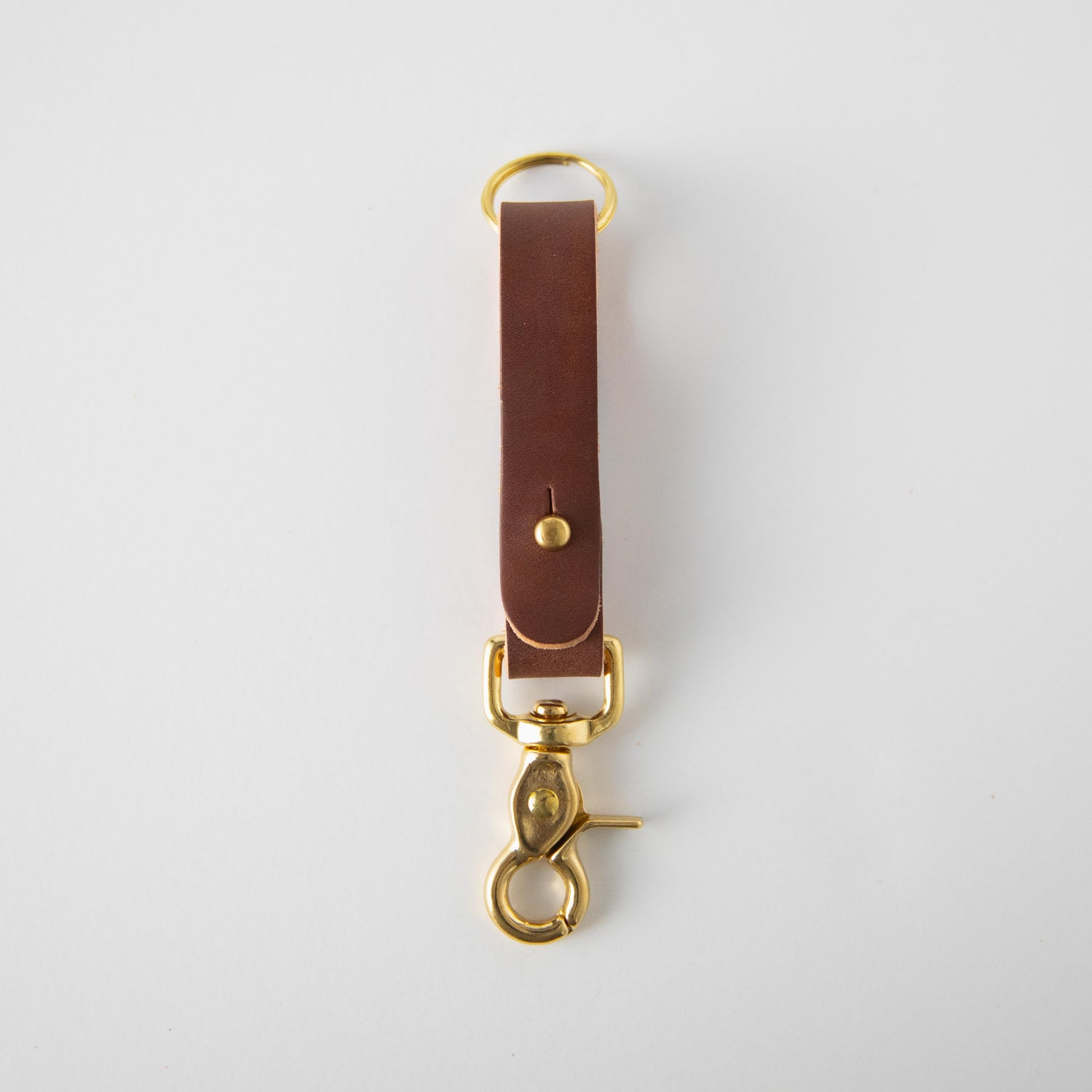 Brown Key Lanyard- leather keychain for men and women - KMM &amp; Co.