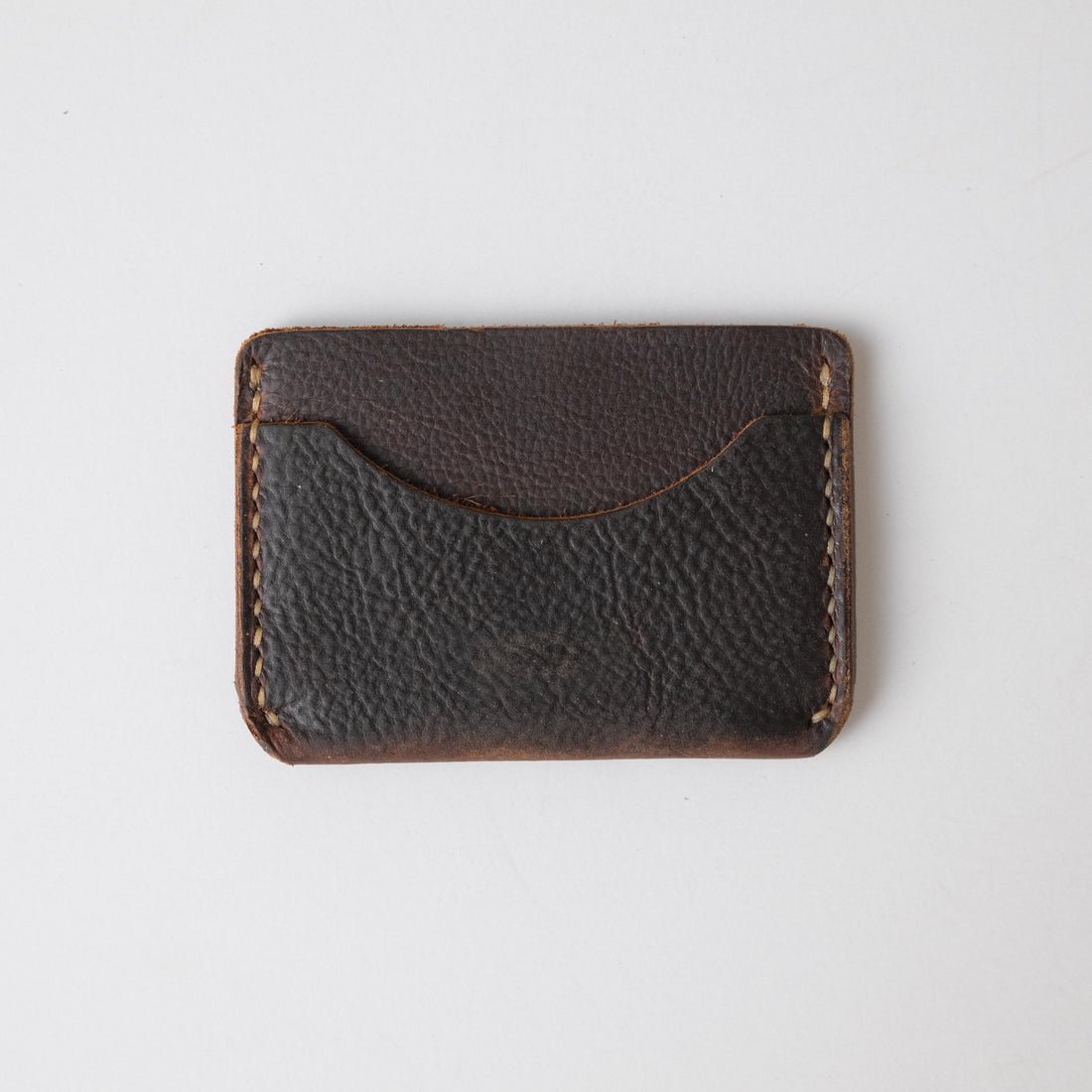 Brown Kodiak Card Case- mens leather wallet - leather wallets for women - KMM &amp; Co.