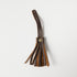 Brown Kodiak Leather Tassel- leather tassel keychain - KMM & Co.