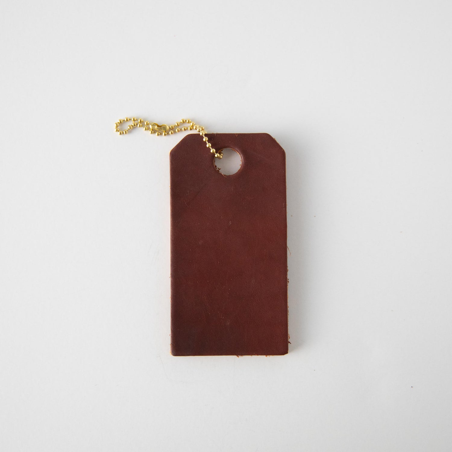 Brown Leather Tag- personalized luggage tags - custom luggage tags - KMM &amp; Co.