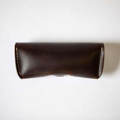 Green Sunglasses Case  Leather sunglass case made in USA by KMM & Co.