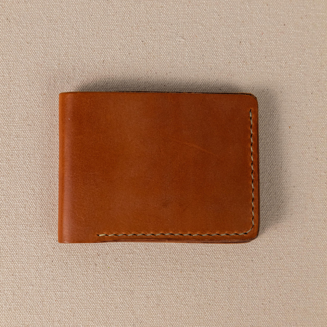 Buck Brown Billfold- leather billfold wallet - mens leather bifold wallet - KMM &amp; Co.