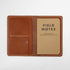 Buck Brown Notebook Wallet- leather notebook cover - passport holder - KMM & Co.