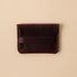 Burgundy Chromexcel Flap Wallet- mens leather wallet - handmade leather wallets at KMM & Co.