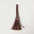 Burgundy Chromexcel Leather Tassel- leather tassel keychain - KMM & Co.