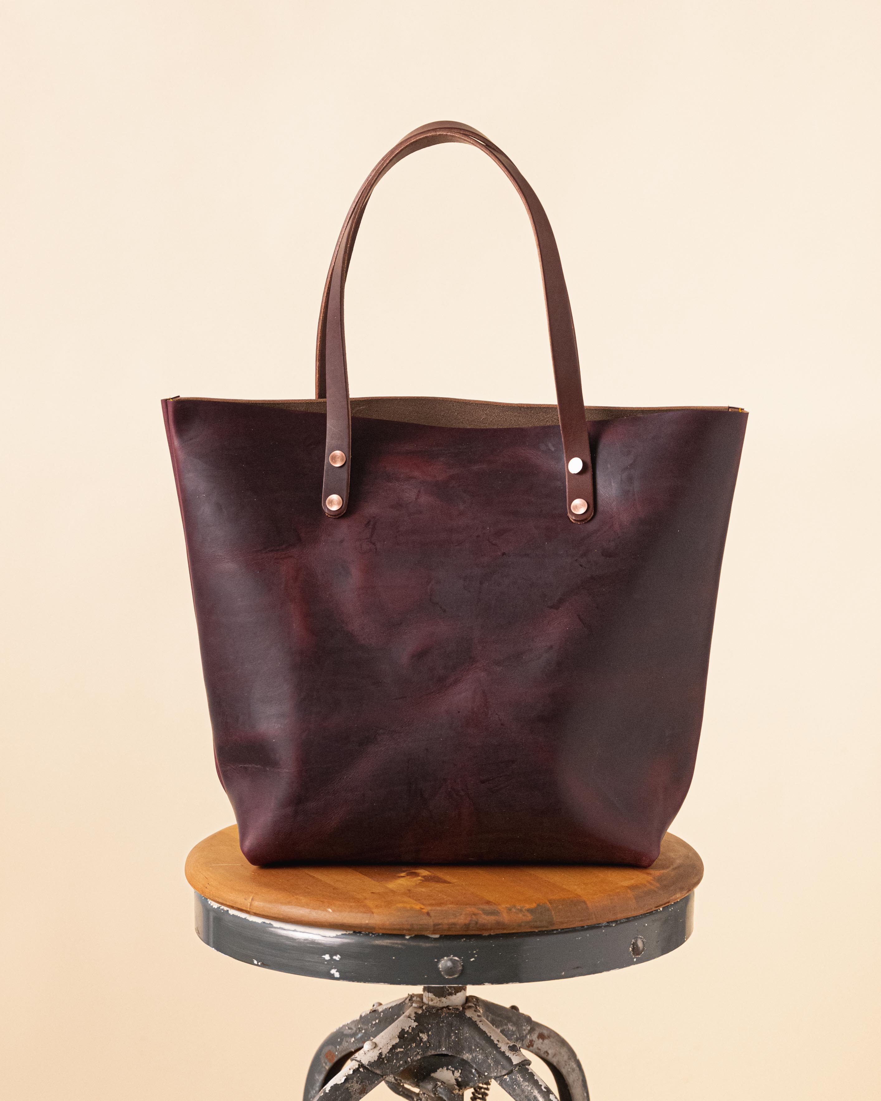 Burgundy Chromexcel Tote