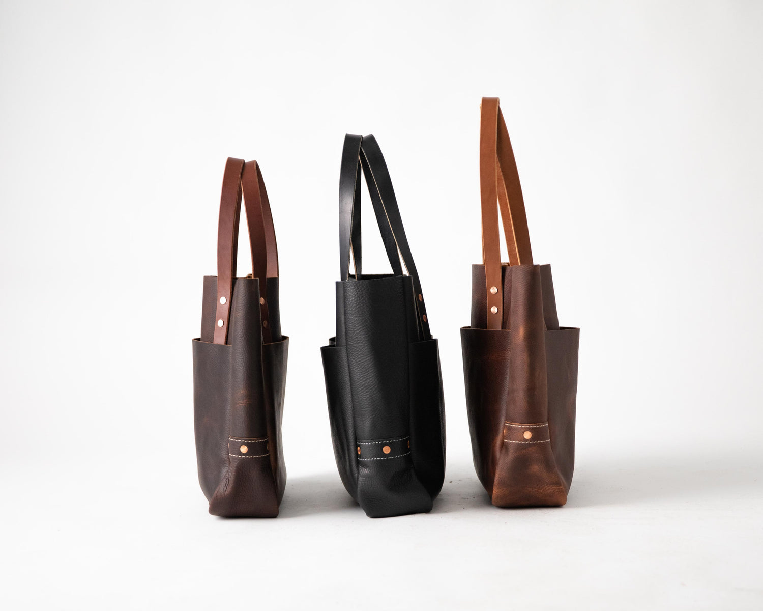 carryall tote bags with different handle lengths