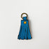 Cerulean Cypress Tassel Keychain- leather tassel keychain - KMM & Co.