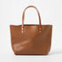 Cognac Cypress East West Tote- cognac tote bag handmade in America