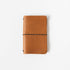 Cognac Cypress Travel Notebook- leather journal - leather notebook - KMM & Co.