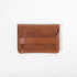 Cognac Flap Wallet- mens leather wallet - handmade leather wallets at KMM & Co.