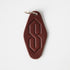 "Cool S" Key Fob- leather keychain - leather key holder - leather key fob - KMM & Co.