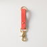 Coral Key Lanyard- leather keychain for men and women - KMM & Co.