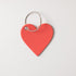 Coral Leather Heart Tag- personalized luggage tags - custom luggage tags - KMM & Co.