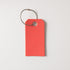 Coral Leather Tag- personalized luggage tags - custom luggage tags - KMM & Co.