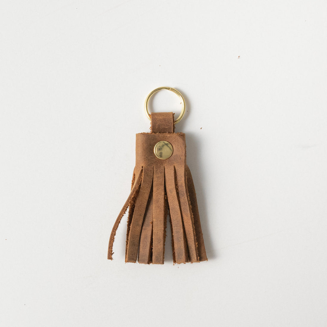 Crazy Horse Tassel Keychain- leather tassel keychain - KMM &amp; Co.