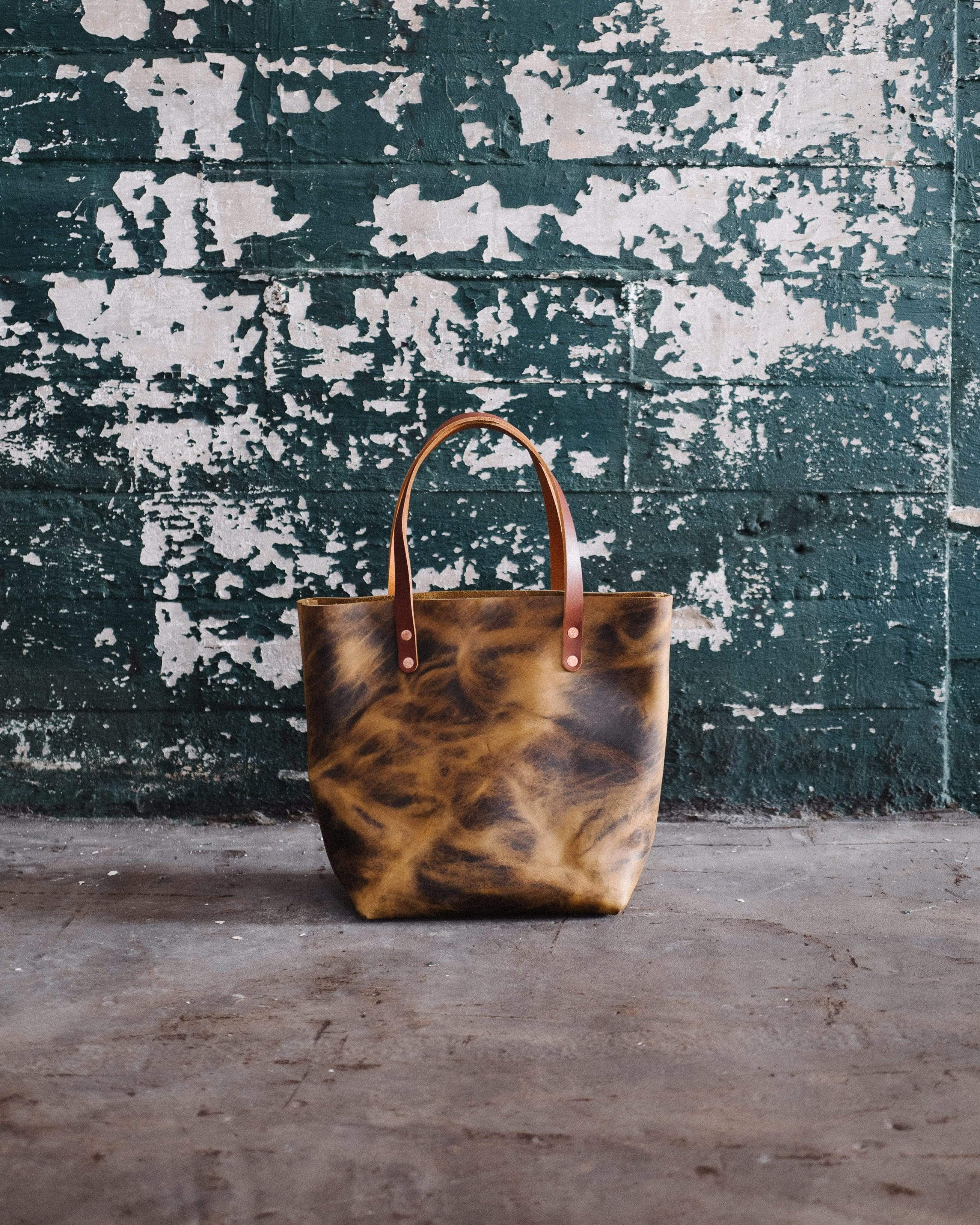 Leather Tote Bag - Crazy Horse Tan