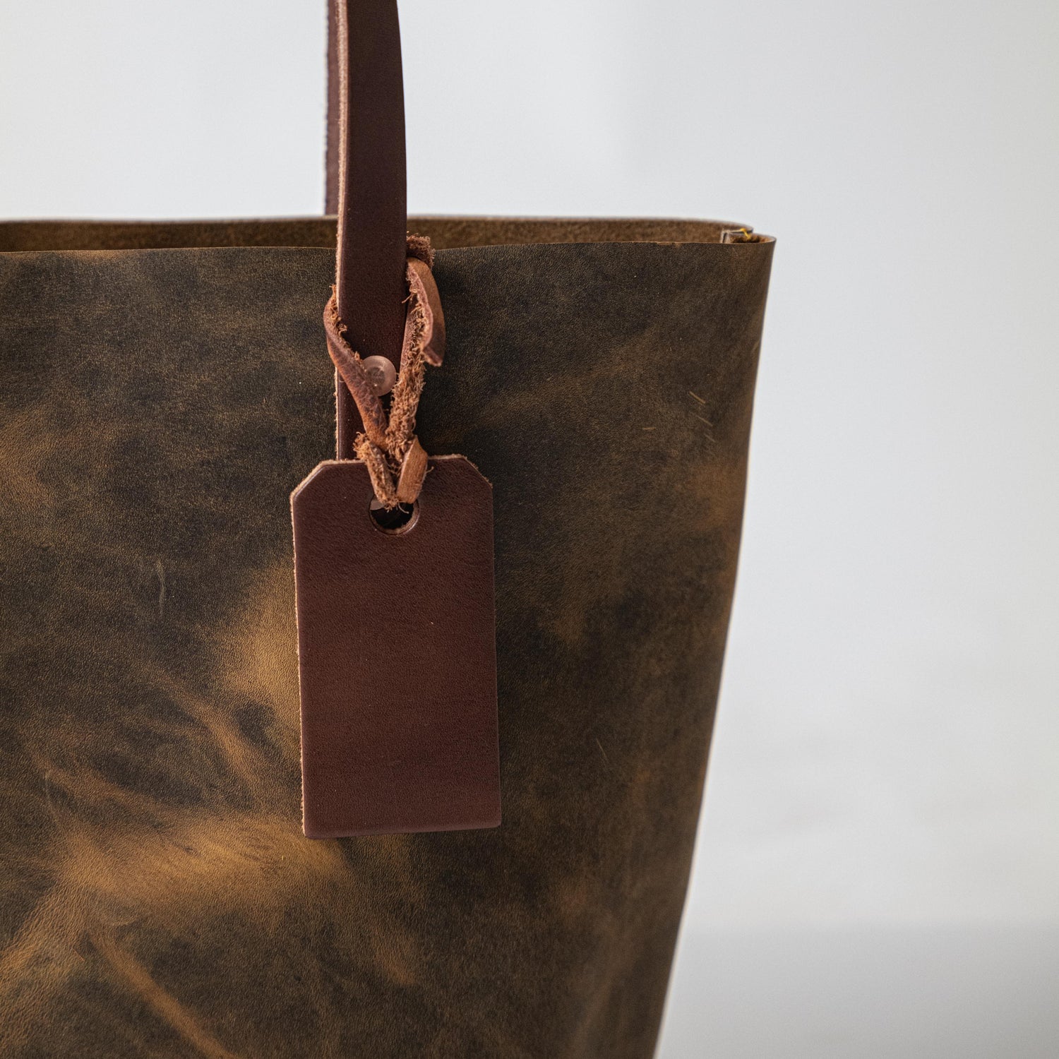 KMM & Co. East West Leather Tote