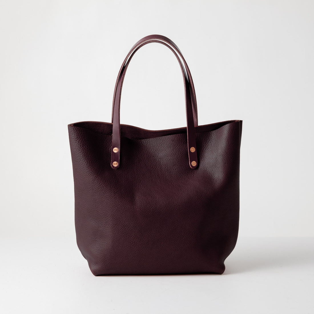 Dark Brown Bulldog Tote