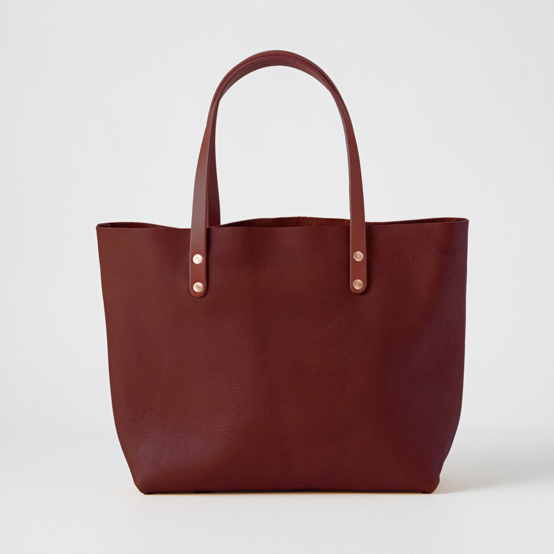 Dark Tan Bulldog East West Tote