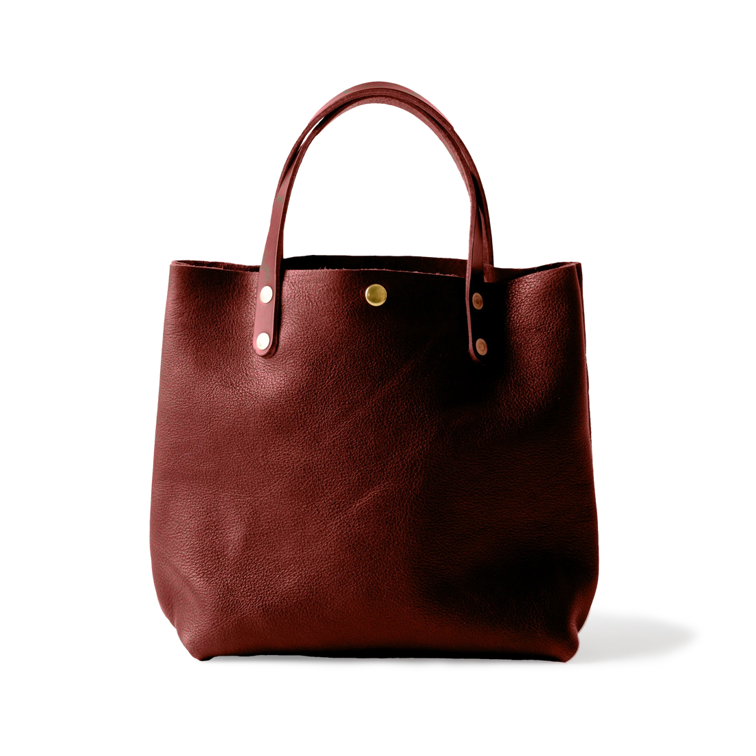 Dark Tan Bulldog Mini Tote