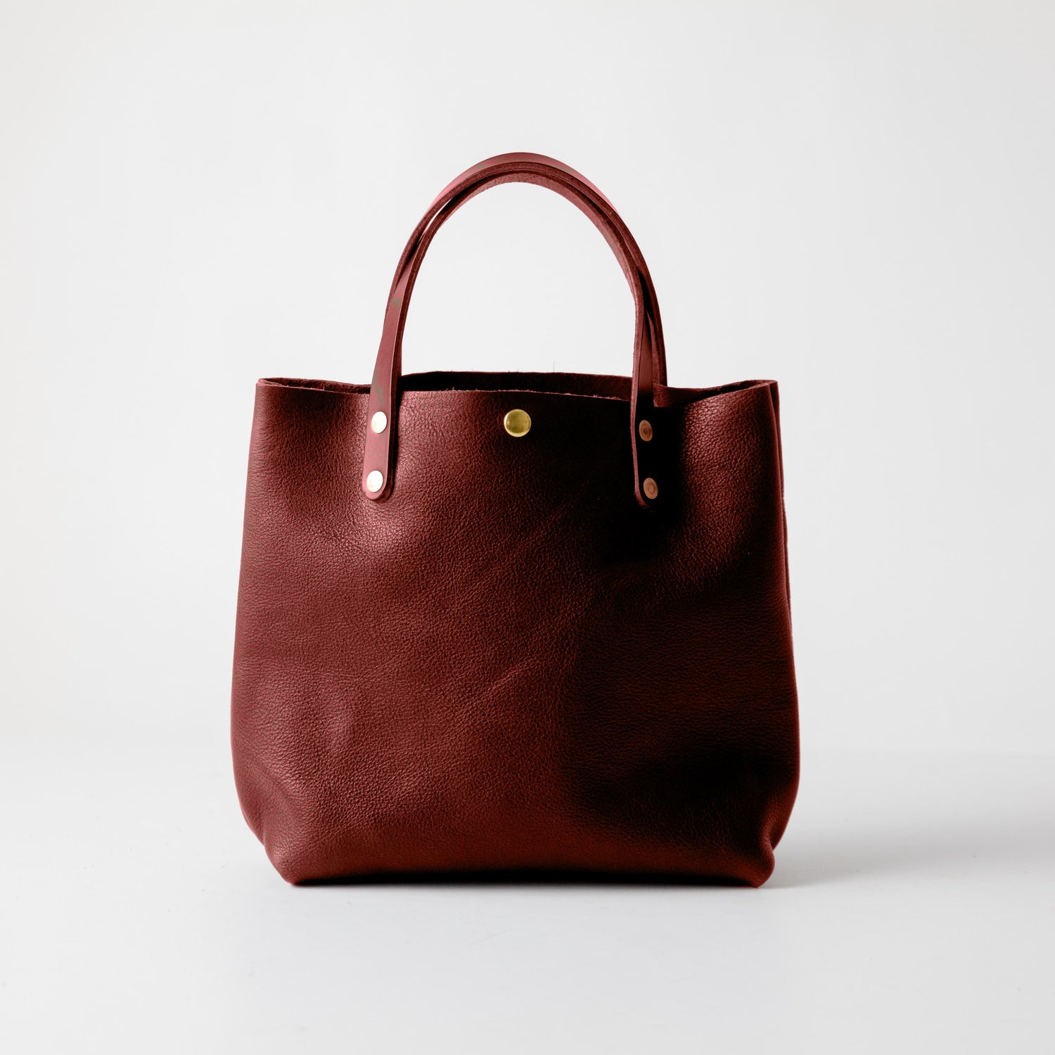 Dark Tan Bulldog Mini Tote