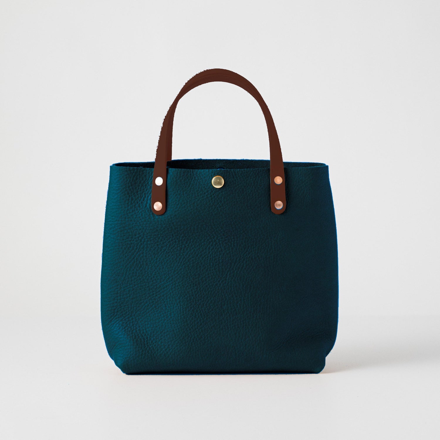 Dark Teal Bulldog Mini Tote