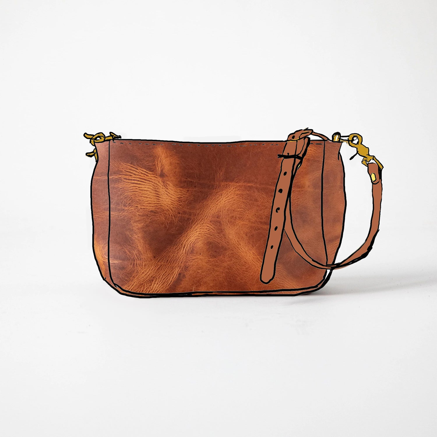 English Tan Dublin Crossbody Bag