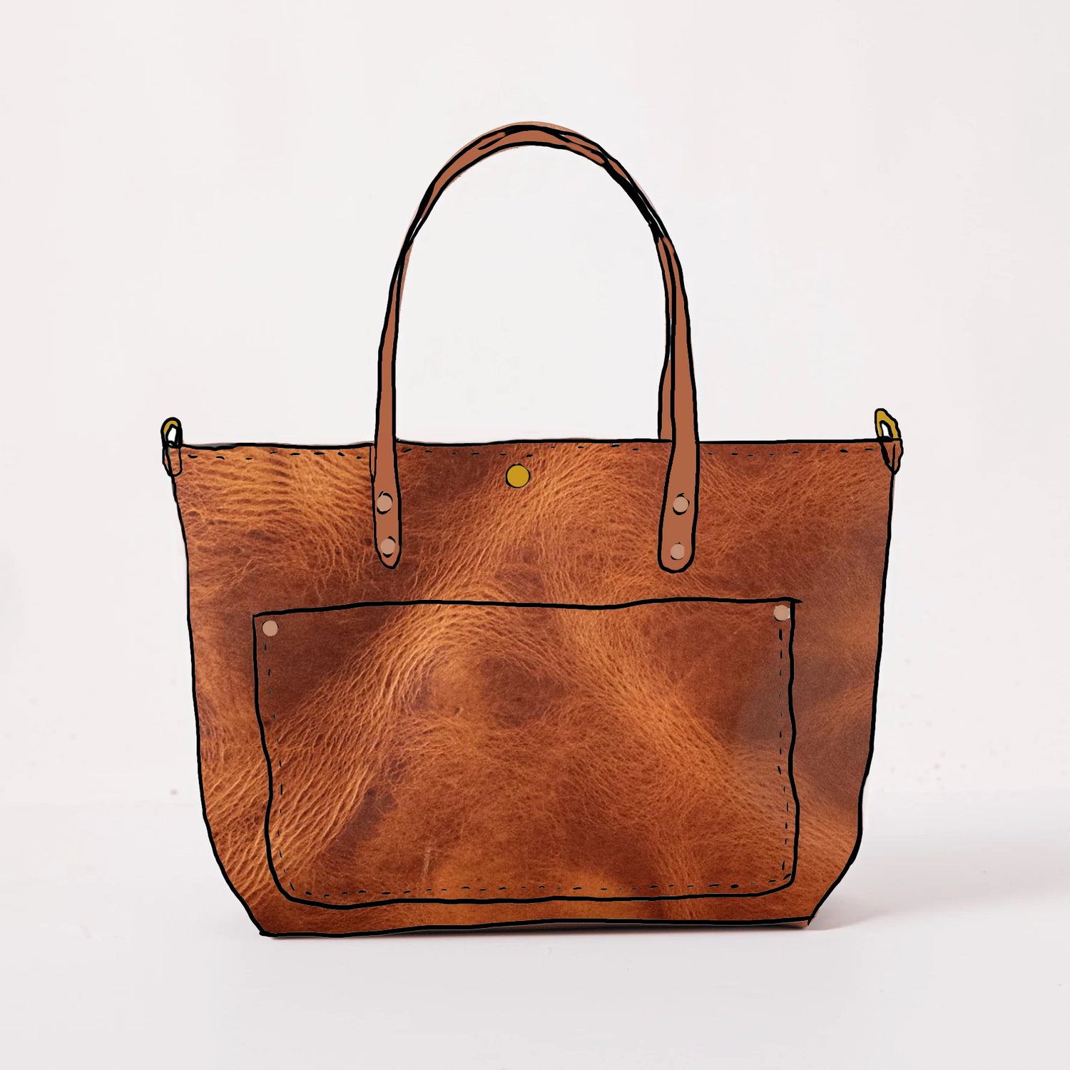 English Tan Dublin East West Travel Tote