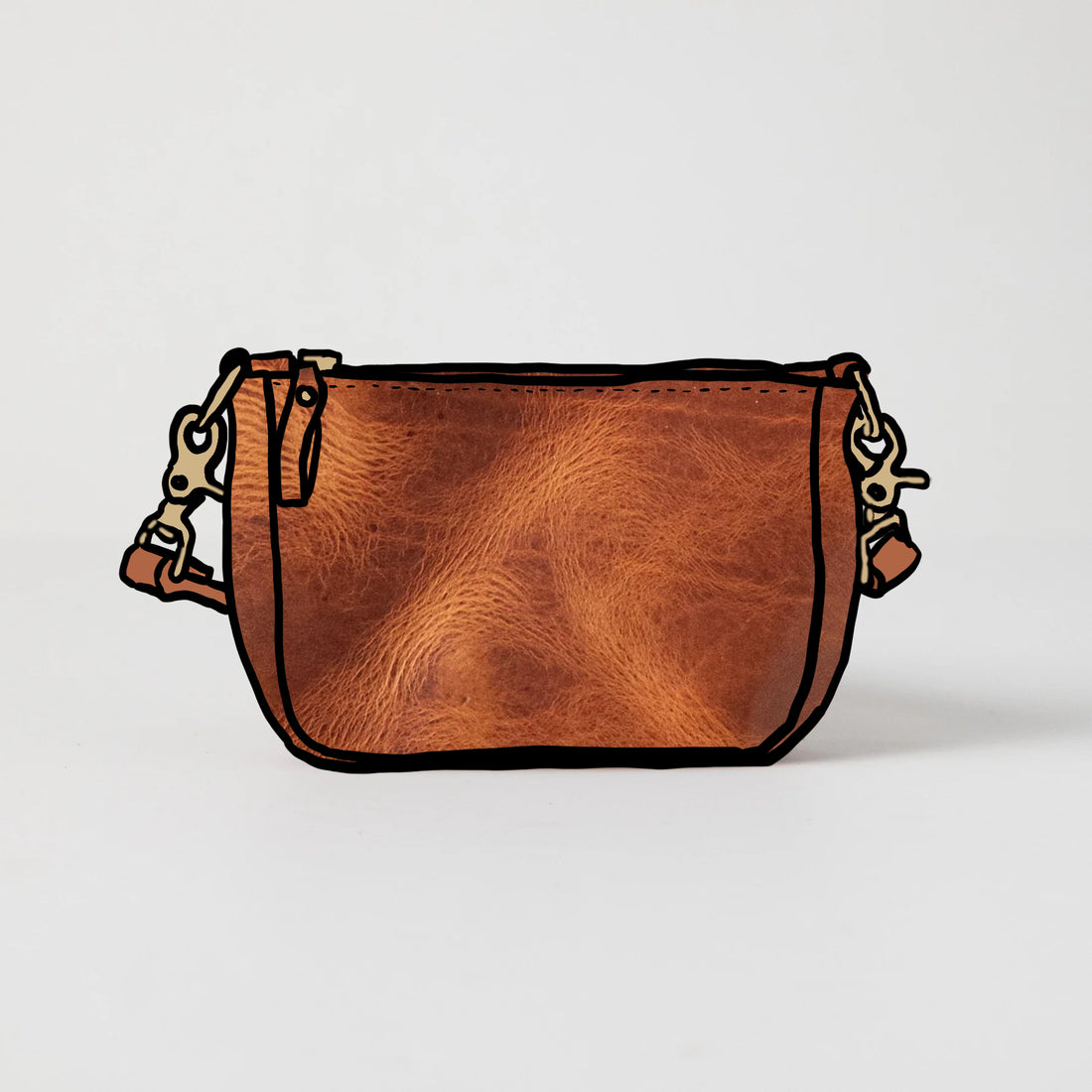 English Tan Dublin Mini Crossbody Bag