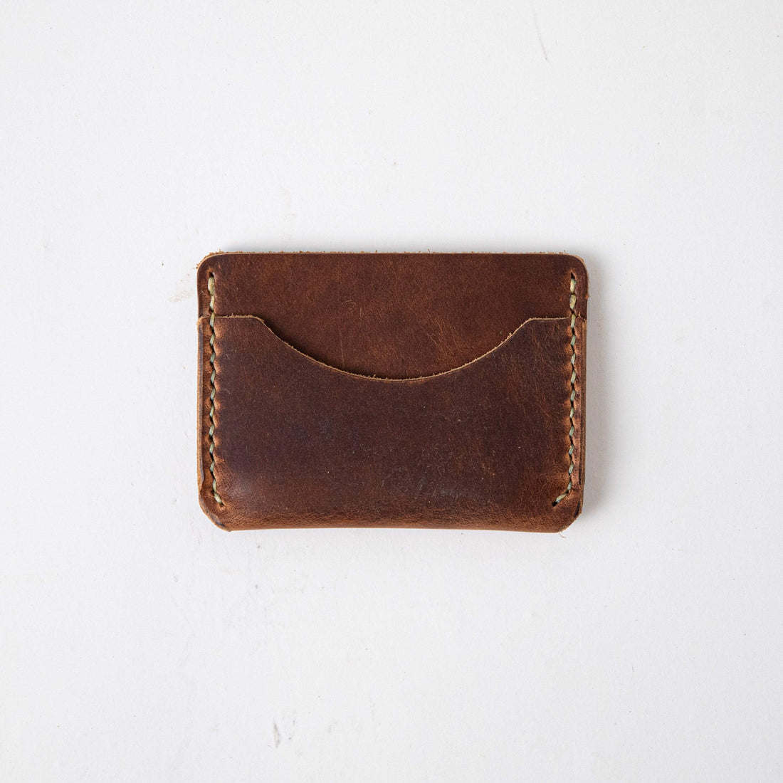 English Tan Card Case- mens leather wallet - leather wallets for women - KMM &amp; Co.