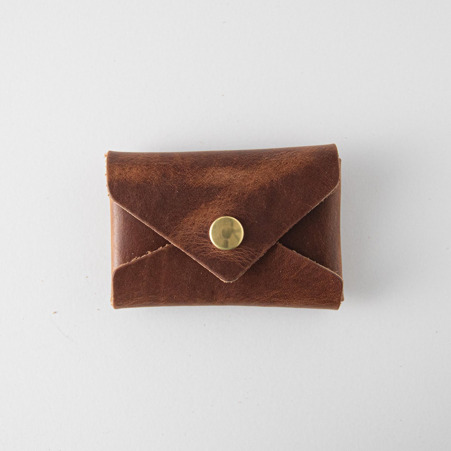 Handmade Long Leather Wallet, Long Envelope Wallet for