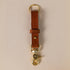 English Tan Dublin Key Lanyard- leather keychain for men and women - KMM & Co.