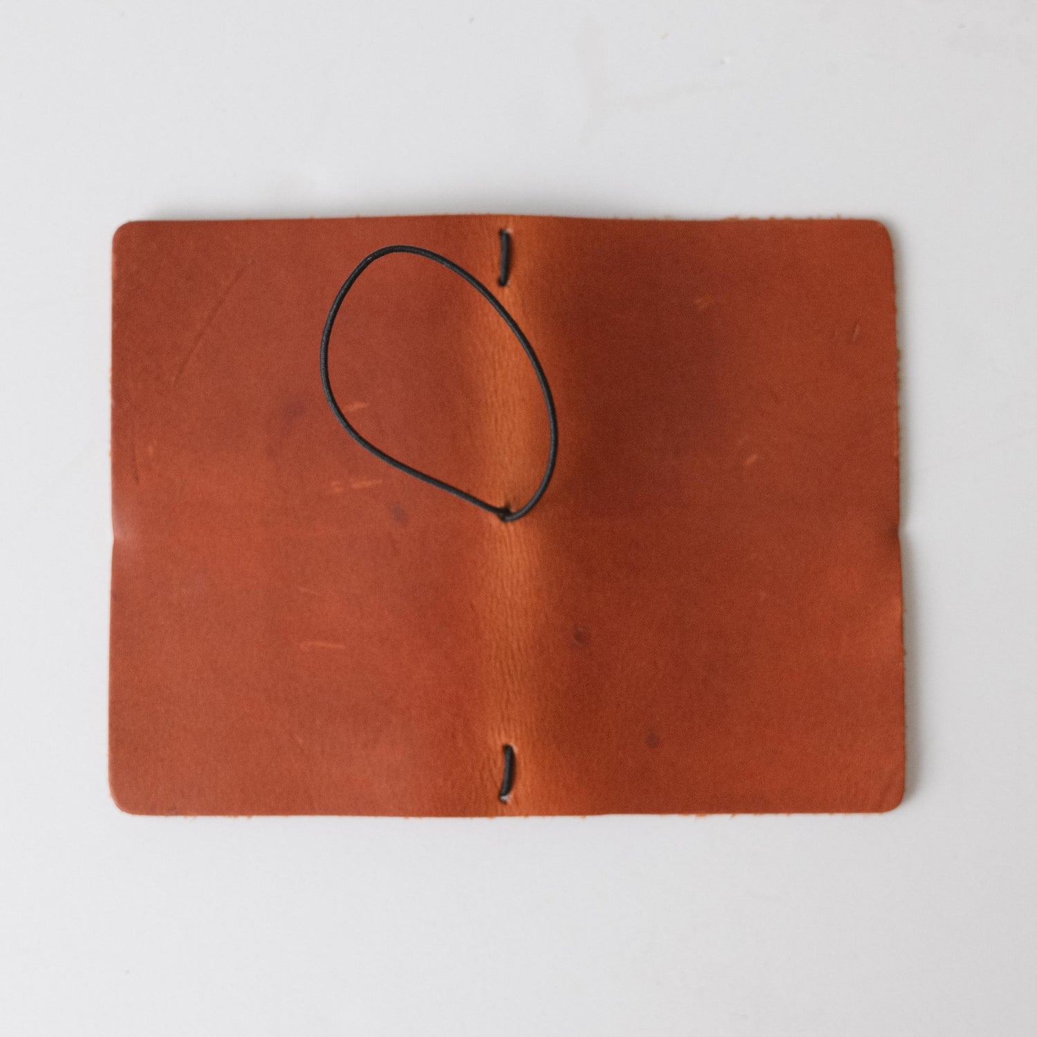 English Tan Dublin Travel Notebook- leather journal - leather notebook - KMM &amp; Co.